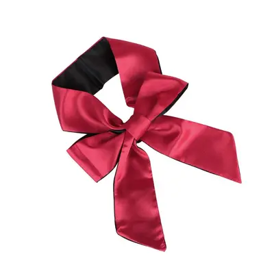 Sexy Satin Blindfold, Extra-Long, Light-Blocking, Solid Color - 8