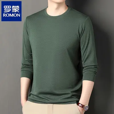 Men's Round Neck Long Sleeve Sweatshirt, Spring 2026 - 4