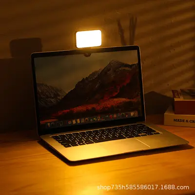 Masaüstü güzellik bacak cep dolgu ışığı mikrofon seti ile SLR konferans ışığı mikrofonlu el fotoğrafçılığı