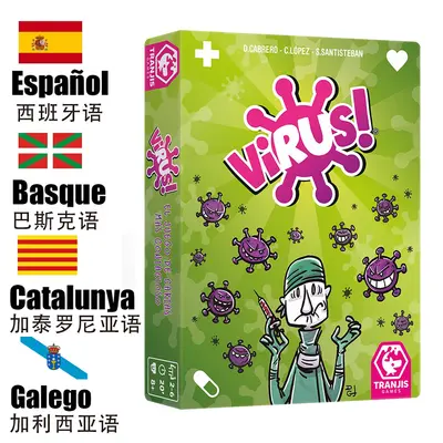 Cross-border Foreign Trade Spanish English Version Virus! Desktop Game Virus Infection Fun Party Game Card Game