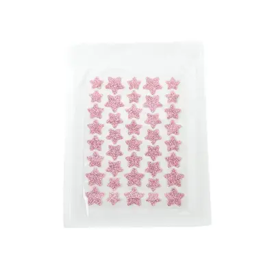Glitzer-Stern-Pickel-Patches 40er bunt Hydrokolloid make-up-freundlich