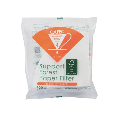 Originales konisches Kaffeefilterpapier, lebensmittelecht ECaC, Sanyo AF MV6 Handfilter - 12