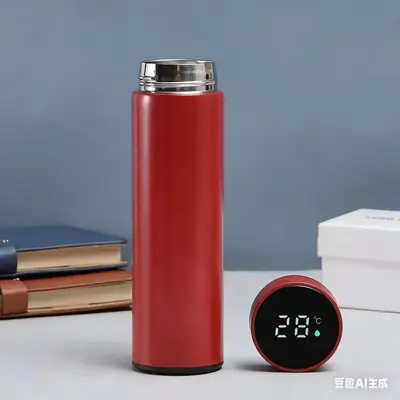 304直身杯智能显温保温杯女高颜值温度显示杯子不锈钢礼品 保温杯 - 12