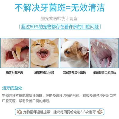 Pet Finger Toothbrush for Dogs and Cats Oral Care