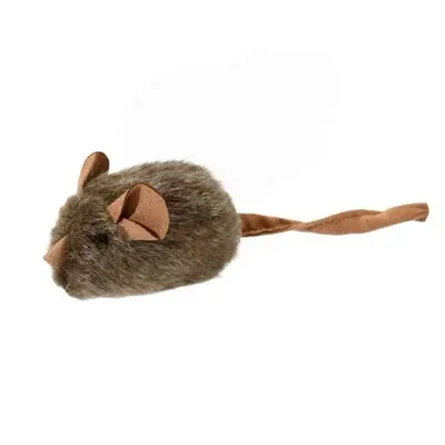 Cat Toy Plush Mouse with Touch-Activated Squeaker, Realistic Design - 8