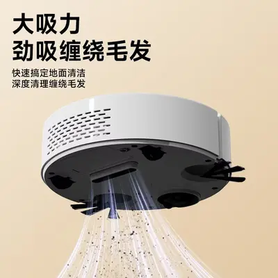 扫地机器人迷你扫地机小型智能拖扫吸式三合一USB充电跨境批发 - 2