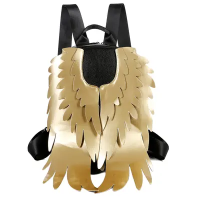 Women's Laser Wing-Design Fashion Backpack, Multi-Colour - 7