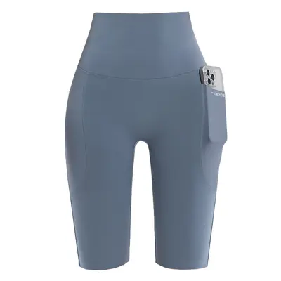 Hochgeschnittene Radlerhose mit Taschen, Plus Size, Sommer - 6