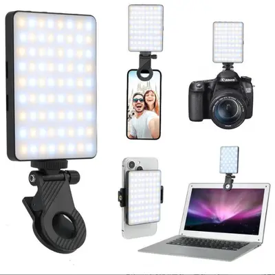 Sınır ötesi cep telefonu klipsi dolgu ışığı RGB flaş selfie ışığı kamera cep telefonu tablet video dolgu ışığı