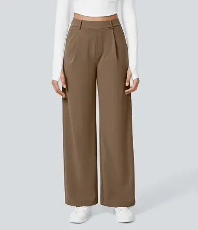 Suit trousers, casual pocket trousers, loose-fit straight trousers - 11