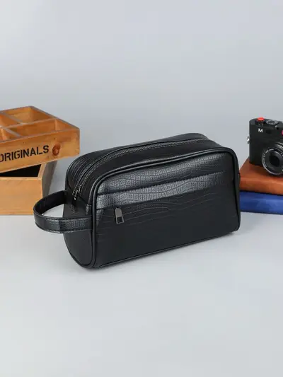 SH199 Men's Clutch Bag, Multifunctional Large Capacity Underarm Bag - 4