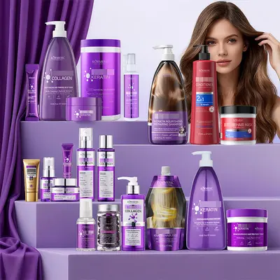 KORMESIC keratin tam İngilizce şampuan şampuan saç maskesi serisi pürüzsüz saç bakımı üreticisi toptan satış