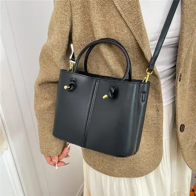 Vintage Women's Handbag, Large Single-Shoulder Crossbody Bag - 4