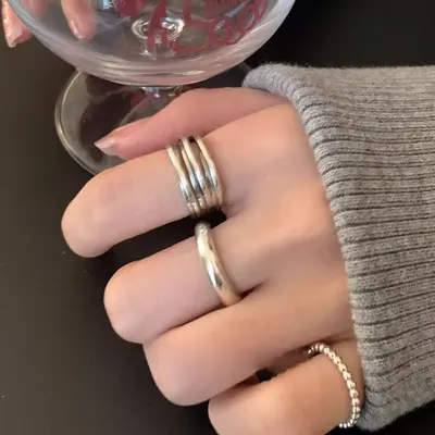 925 sterling silver cross wrap ring, women's - 4