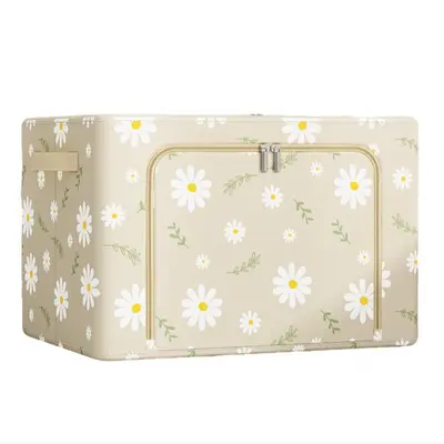 Oxford fabric storage box, clothing organizer, large capacity