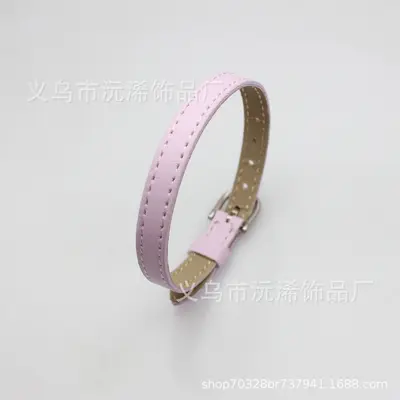 8 MM Kunstleder Armband PU Leder Armband DIY personalisiertes Handgelenkband Armband tragbarer Buchstabe Öltropfen Schmuck Zubehör - 13