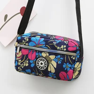 Oxford Cloth Small Women's Crossbody Bag Nylon - 8