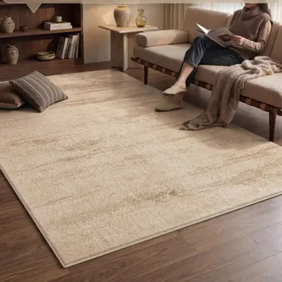 Waschbarer Wohnzimmerteppich, abwischbar, rutschfeste Sofa-Bodenmatte - 9