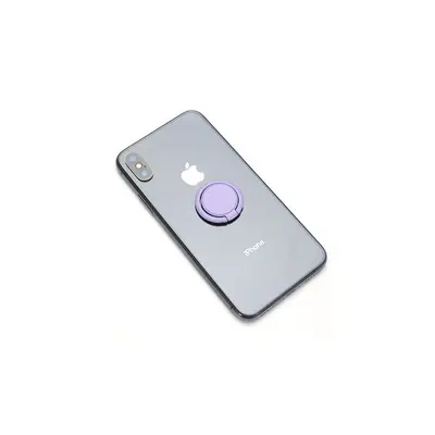Macaron desktop ring buckle car magnetic paint metal mobile phone ring back label holder wholesale custom printed logo