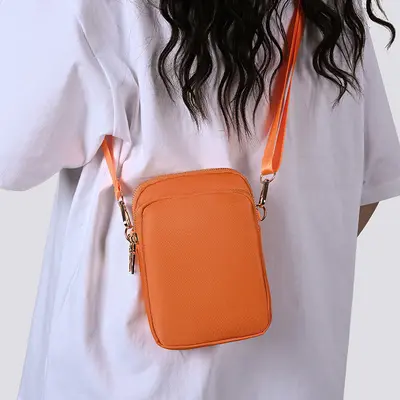 Damen-Handytasche, leicht, wasserabweisend, mit Schultergurt - 5