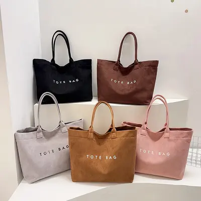 Large Capacity Women's Tote Bag, Korean Style, Commuter