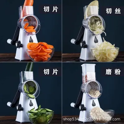 Vegetable Slicer Manual Drum Potato Shredder