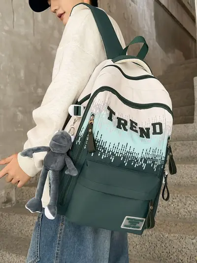 Gradient Large-Capacity Middle and High School Backpack - 4