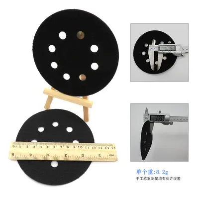 5 Inch 8-Hole Self-Adhesive Sanding Disc with Protective Pad
