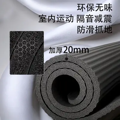 Non-Slip Thick Portable Yoga Mat for Beginners - 3