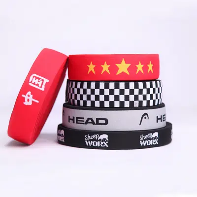 Jacquard Elastic Band, Printed Woven, High Elasticity for Underwear - 5