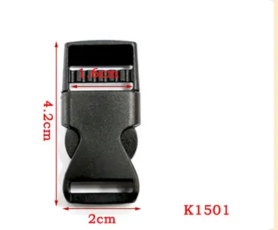 POM Plastic Insert Buckle, Adjustable Bag Lock Buckle - 9