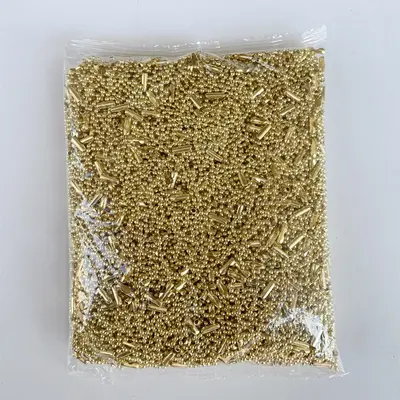 2.4 mm Iron Metal Wavy Bead Chain for Doll Tags and DIY Jewelry - 10