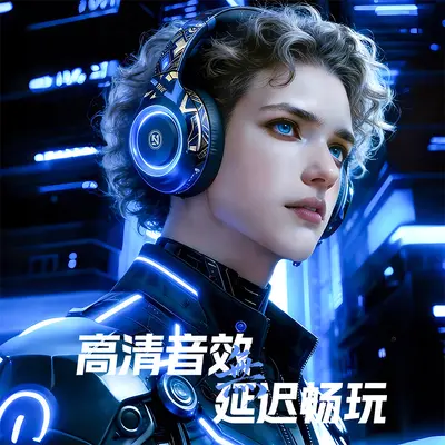 2026 China-Trend-Stil kabelloses Bluetooth-Kopfhörer Over-Ear E-Sports Gaming Sound Headset Computer Sport Cross-Border Neumodell - 4