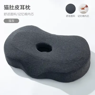 Memory foam side sleeping pillow with ear hole - 7