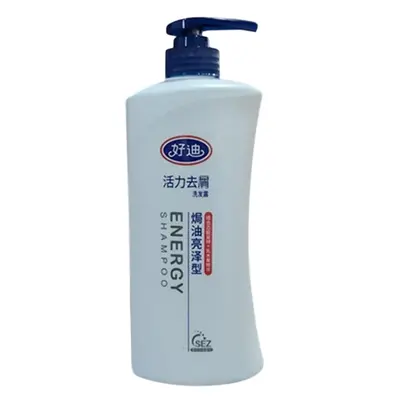 Шампунь Haodi Vitality Refreshing Oil Control Smooth, большой флакон, шампунь 750 г, питательный гладкий шампунь семейного размера - 7
