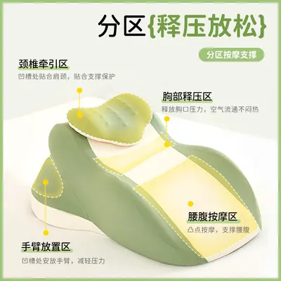 Memory Foam Bedside Sleep Pillow for Lying Down in Bed