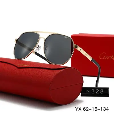 Metal Polarized Sunglasses, Large Frame, European and American Fashion - 2