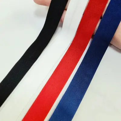 Renkli Naylon Kenar Bandı 1,5 cm, Lastikli Elastik Şerit - 3