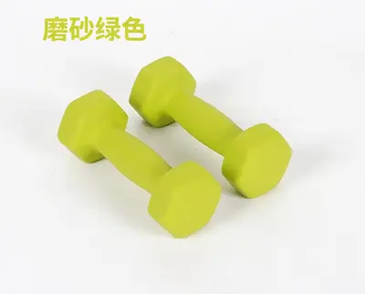 Kadınlar, yoga, fitness, ev egzersiz ekipmanları, çocuklar, erkekler için dökme demir altıgen plastik kaplı dambıl seti. - 13