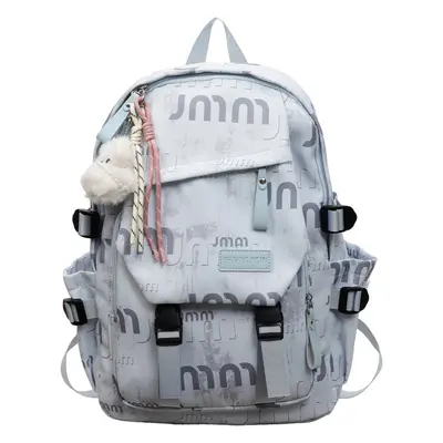 Herbst Herren Universitäts-Rucksack großes Fassungsvermögen vielseitig Doppelschultergurt Rucksack Herren Doppelschultergurt Mittelschüler Internatsausstattung notwendige Schultasche Damen - 8