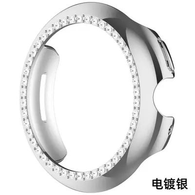 Google Watch5 Protective Case with Single Diamond Electroplated Finish