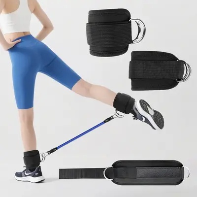 Ankle Resistance Band, Leg Toning Elastic Yoga Band - 3