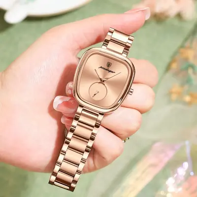 POEDAGAR Women's Watch Model 783, Steel Band, Waterproof, Quartz