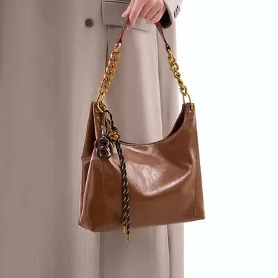 Große Tote Bag, rote Brauttasche, Schultertasche - 8