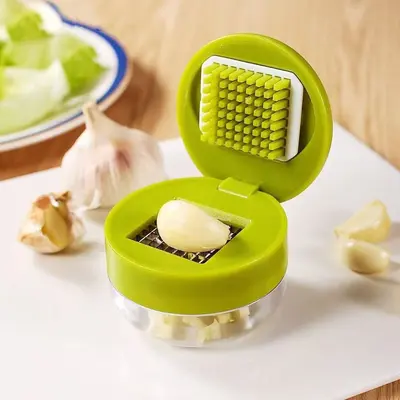 Mini-Knoblauchzerkleinerer Knoblauchschneider Gemüsehacker - 5