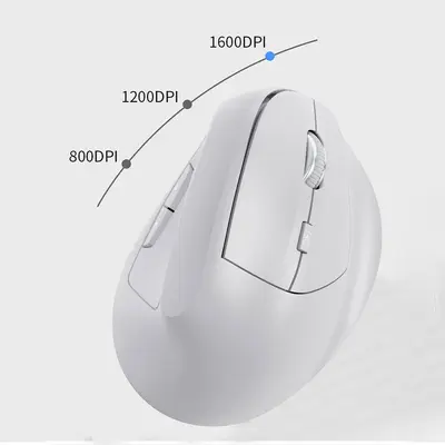 Wireless Bluetooth Ergonomic Vertical Mouse, Silent Clicks, Comfortable Grip
