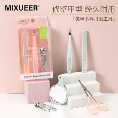 美甲工具套装全套初学者去死皮修脚刀美甲护理修脚指甲刀套装跨境