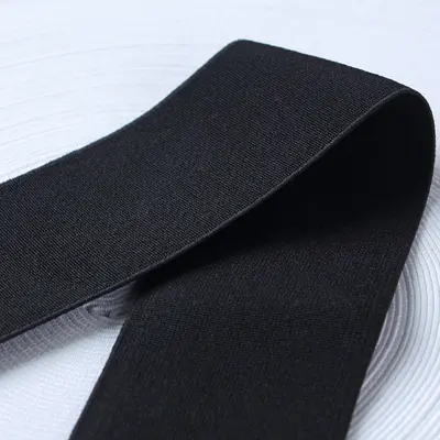 Colored High-Elastic Rubber Band, Nylon Textured Waistband Elastic for Pants and Skirts - 3