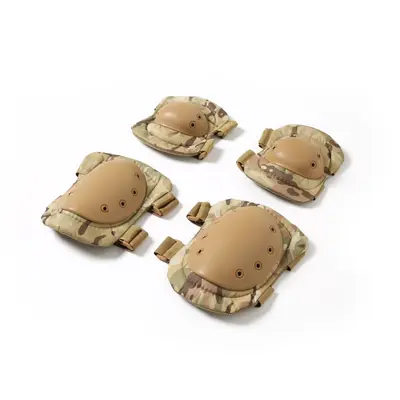 Tactical Knee and Elbow Pad Set, 4-Piece, for Climbing and Cycling - 12