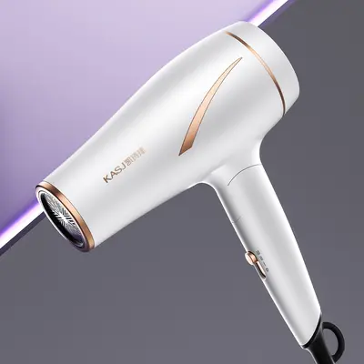 New Foldable Hair Dryer with High Airflow, Salon Blue Light, High-Power Electric Blow Dryer for Home Use, Hot and Cold Air